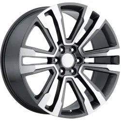 TOPLINE 2017 GMC DENALI REPLICA WHEEL GUNMETAL/MACHINE FACE