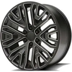 TOPLINE NEXTGEN SILVERADO REPLICA WHEEL SATIN BLACK MILLED