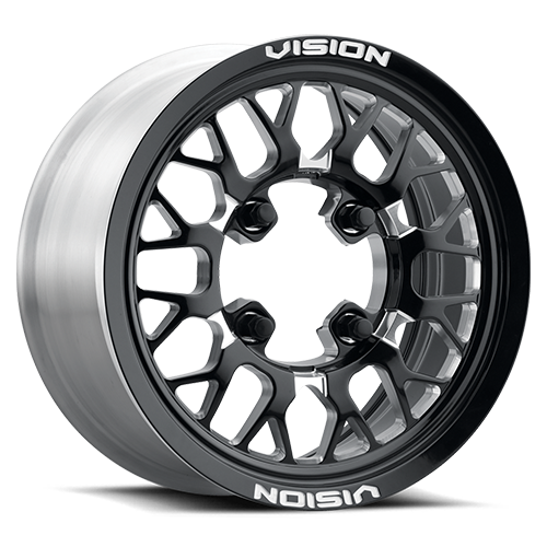 VISION NOC CUSTOM WHEEL Gloss Black Milled Spoke