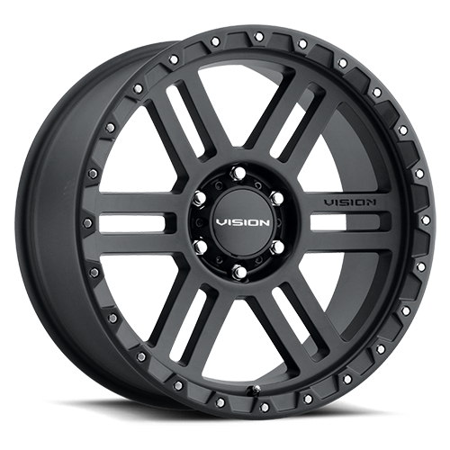 VISION MANX2 CUSTOM WHEEL Satin Black