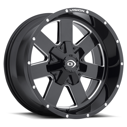 VISION ARC CUSTOM WHEEL Gloss Black Milled Spoke