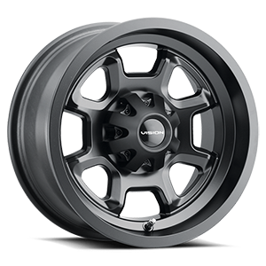 VISION BOMB CUSTOM WHEEL Matte Black