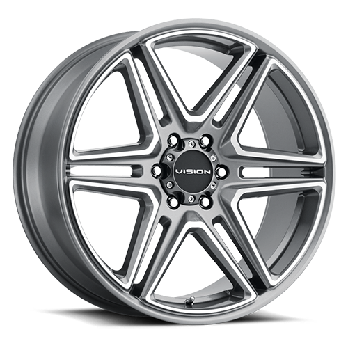 VISION WEDGE CUSTOM WHEEL Gunmetal Machined Face