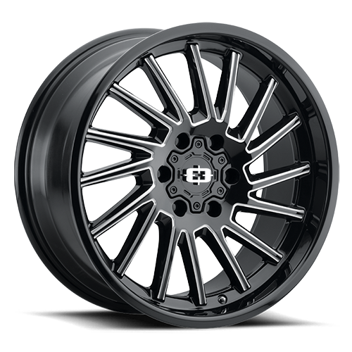 VISION RAPIER CUSTOM WHEEL Gloss Black Milled Spoke