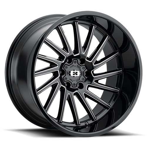 VISION RAPIER CUSTOM WHEEL Gloss Black Milled Spoke