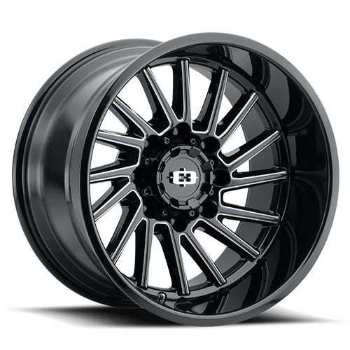 VISION RAPIER CUSTOM WHEEL Gloss Black Milled Spoke