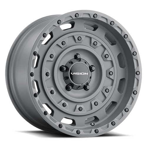 VISION TACTICAL CUSTOM WHEEL Thrashed Gun Metal