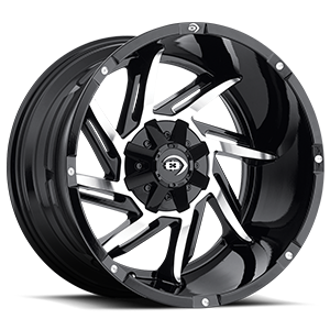 VISION PROWLER CUSTOM WHEEL Gloss Black Machined Face