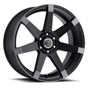 VISION SULTAN CUSTOM WHEEL Matte Black w\Anthracite Spoke Ends