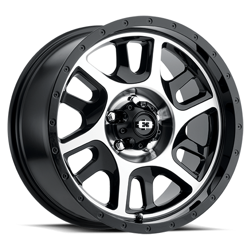 VISION SPLIT CUSTOM WHEEL Gloss Black Machined Face