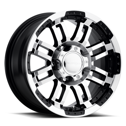 VISION WARRIOR CUSTOM WHEEL Gloss Black Machined Face