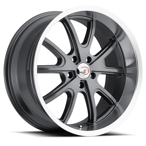 VISION TORQUE CUSTOM WHEEL Gunmetal Machined Lip