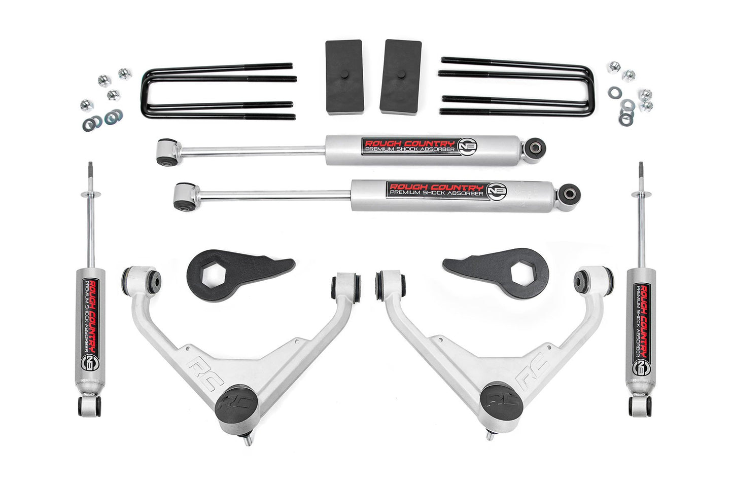 Rough Country 3 Inch Lift Kit | Chevy/GMC 2500HD/3500HD/Suburban 2500/Yukon XL 2500 (01-10)