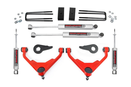 Rough Country 3 Inch Lift Kit | FK/FF Code | Chevy/GMC Sierra/Silverado 2500 HD Suburban/Yukon XL 2500 (01-10)