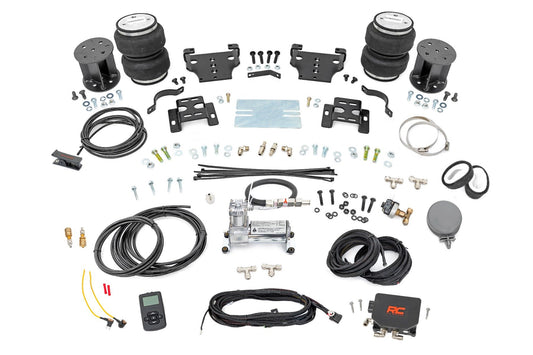Rough Country Air Spring Kit w/compressor | Wireless Controller | 6 Inch Lift Kit | Chevy/GMC 2500HD (01-10)