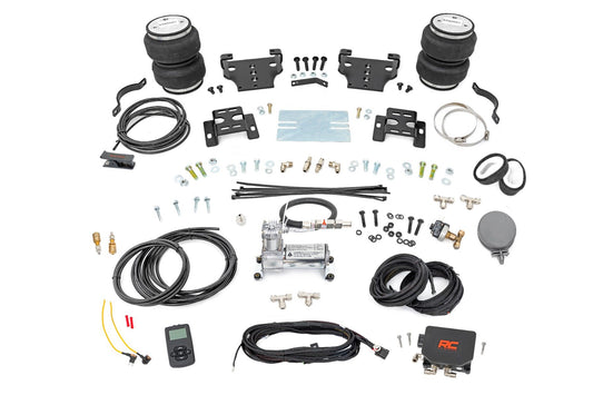Rough Country Air Spring Kit w/compressor | Wireless Controller | 0-6" Lift | Chevy/GMC 2500HD (01-10)