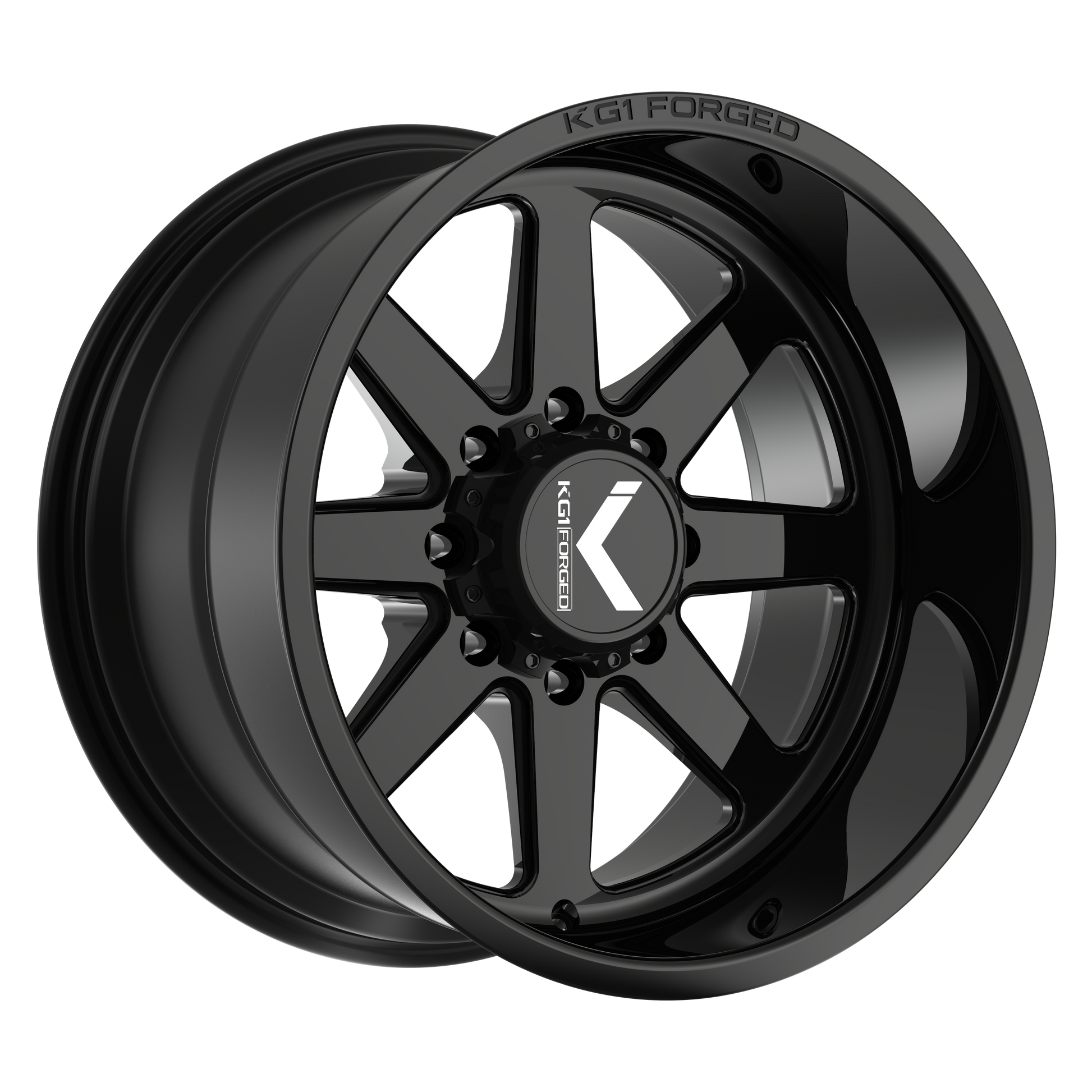 KG1 OKTO CUSTOM WHEEL GLOSS BLACK