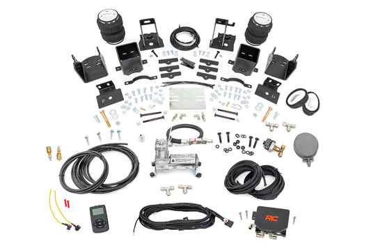 Rough Country Air Spring Kit w/compressor | Wireless Controller | 3-6" Lifts | Ford F-250/F-350 Super Duty (05-16)