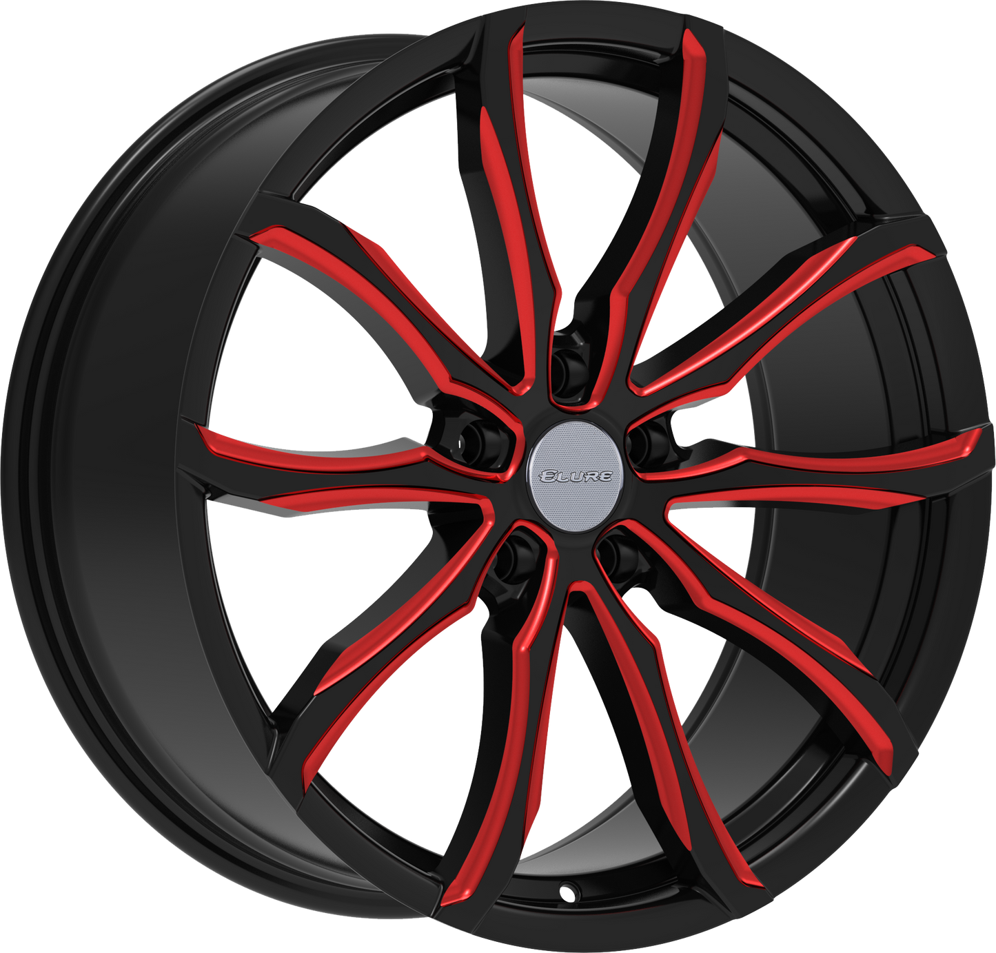 ELURE 51 BLACK RED MILLED