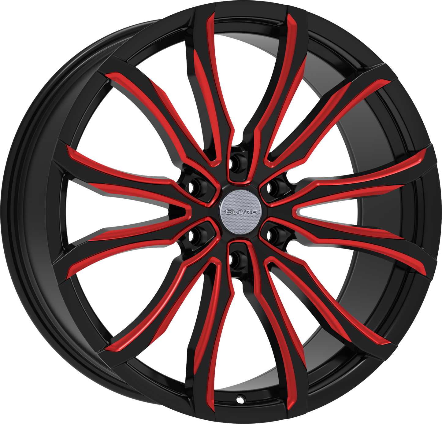 ELURE 52 BLACK RED MILLED
