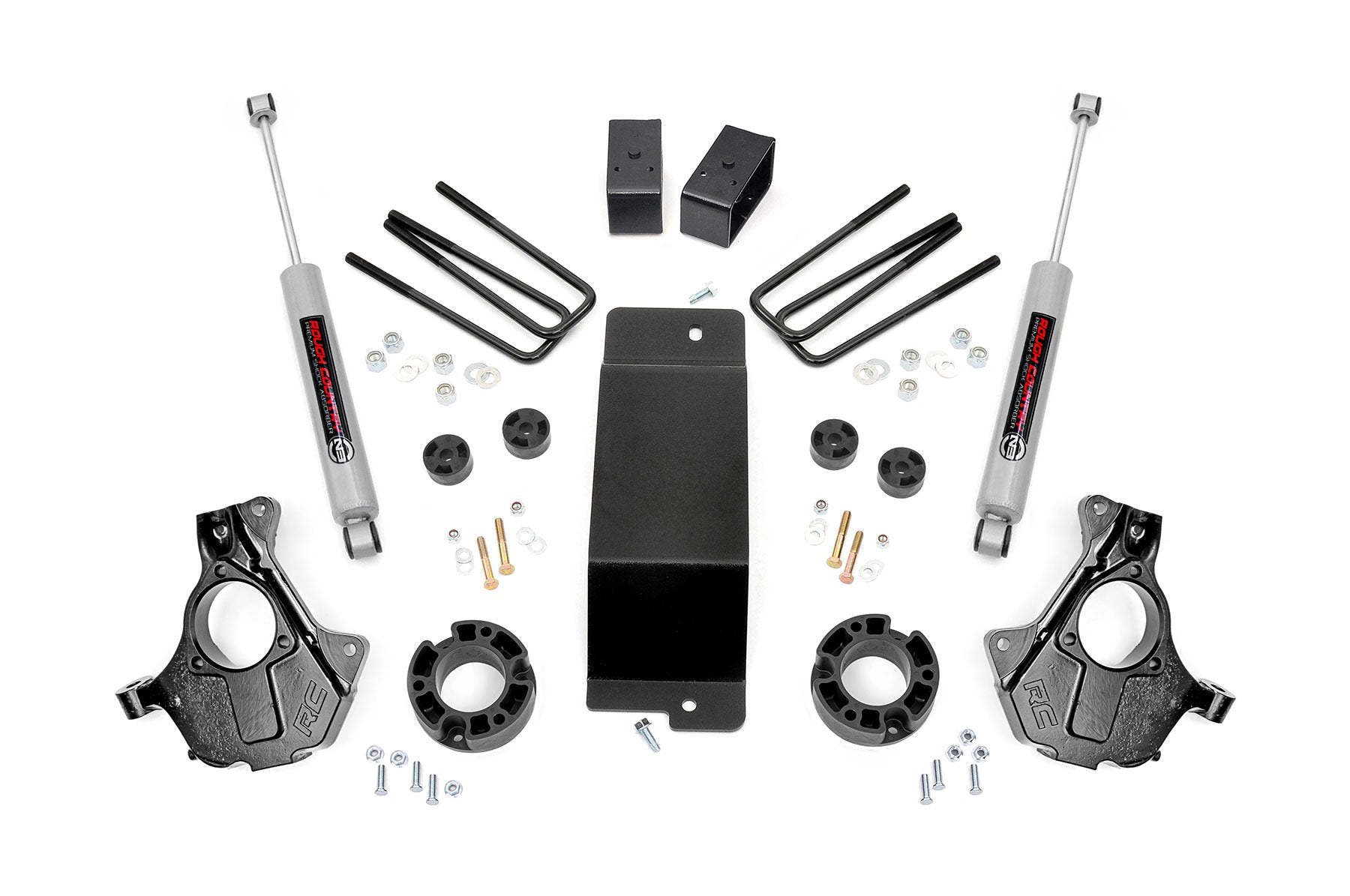 Rough Country 3.5 Inch Lift Kit | Cast Steel LCA | Chevy/GMC 1500 (07-13)