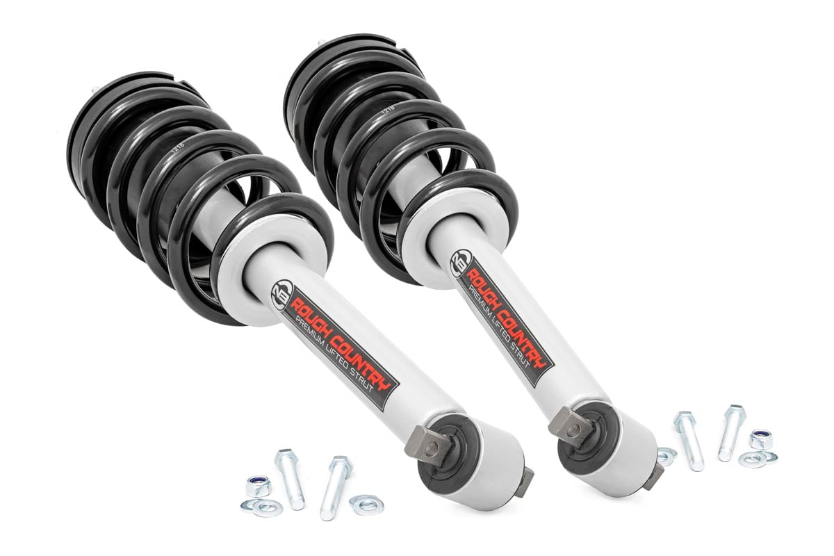 Rough Country Loaded Strut Pair | 7.5 Inch | Chevy/GMC 1500 Truck & SUV (07-14)