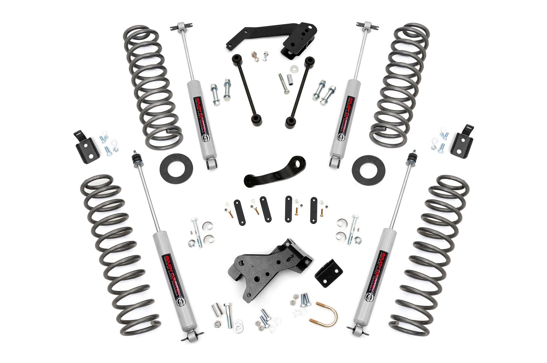 Rough Country 4 Inch Lift Kit | Jeep Wrangler JK 4WD (2007-2018)