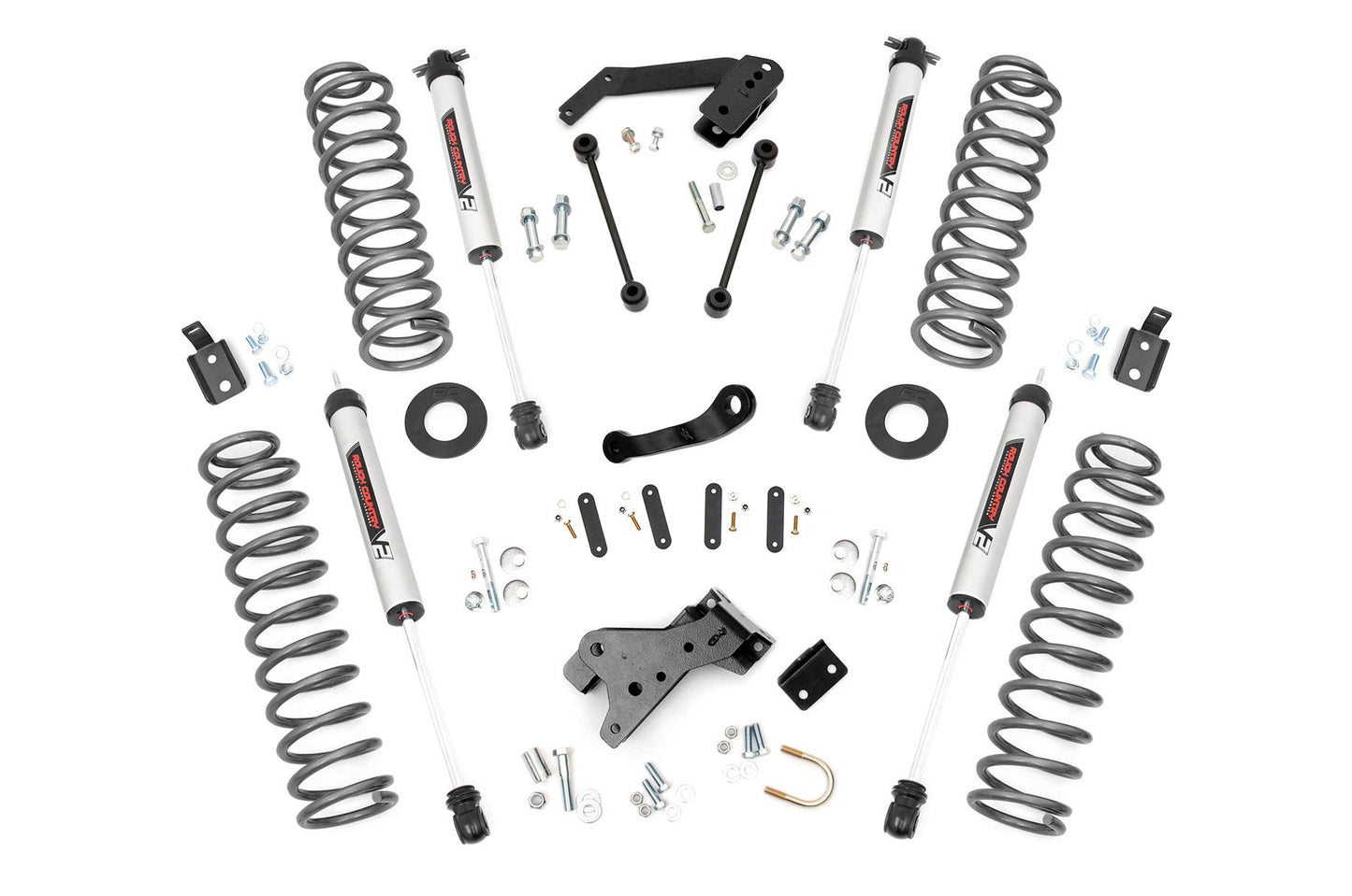 Rough Country 4 Inch Lift Kit | V2 | Jeep Wrangler Unlimited 2WD/4WD (2007-2018)