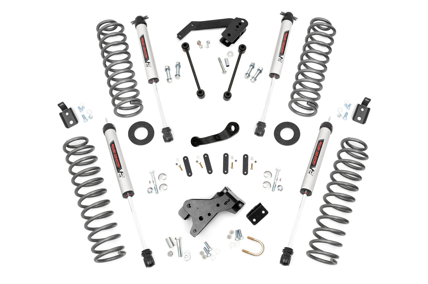 Rough Country 4 Inch Lift Kit | V2 | Jeep Wrangler JK 4WD (2007-2018)
