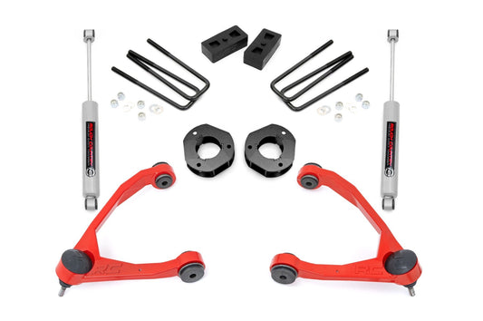 Rough Country 3.5" Lift Kit | Forged UCA | Cast Steel | Chevy/GMC 1500 (07-16)