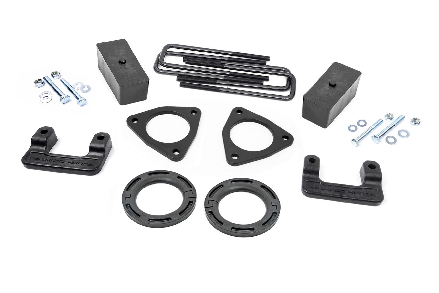 Rough Country 2.5 Inch Leveling Kit | Stamped Steel | Chevy/GMC Sierra 1500 (16-18)/Silverado 1500 (07-18)