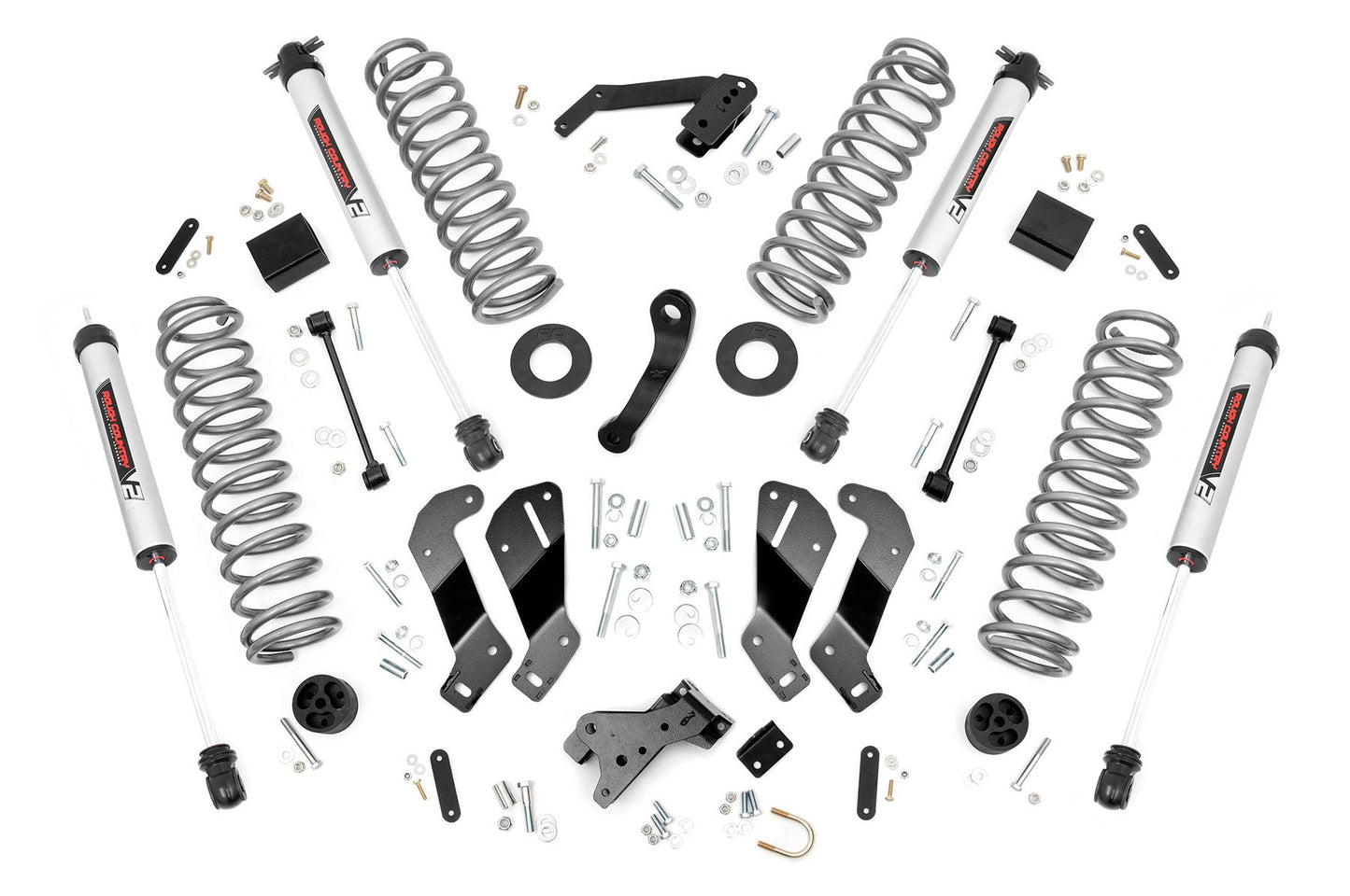 Rough Country 3.5 Inch Lift Kit | V2 | Jeep Wrangler JK 4WD (2007-2018)