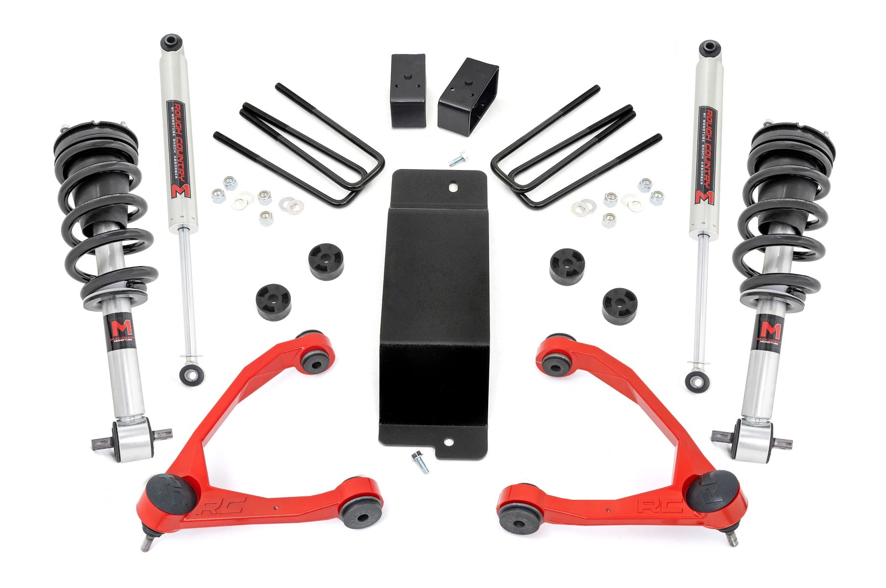 Rough Country 3.5 Inch Lift Kit | UCA | M1 Struts | Chevy/GMC 1500 (07-13)