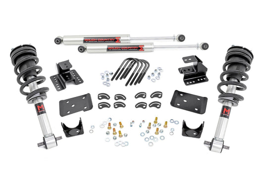 Rough Country 2 Inch Lowering Kit | 4 Inch Rear Lowering | M1 | Chevy/GMC 1500 (14-18 & Classic)