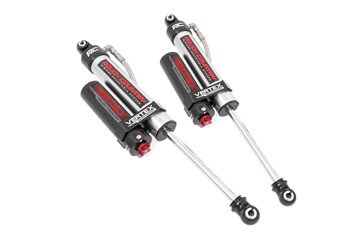 Rough Country Vertex 2.5 Reservoir Rear Shocks | 5-7.5" | Chevy/GMC 1500 (07-26)