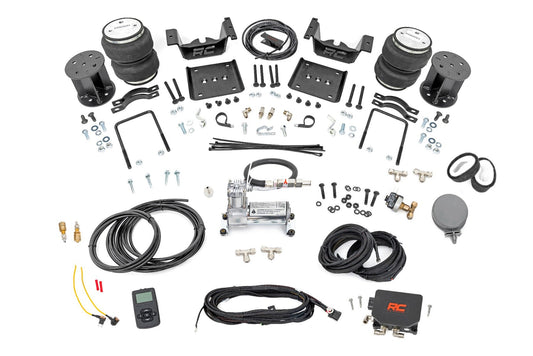 Rough Country Air Spring Kit w/compressor | Wireless Controller | 5 Inch Lift Kit | Chevy/GMC 1500 (07-18)