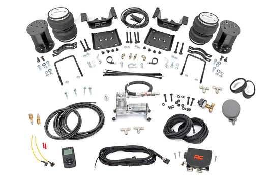 Rough Country Air Spring Kit w/compressor | Wireless Controller | 6-7.5 Inch Lift Kit | Chevy/GMC 1500 (07-18)