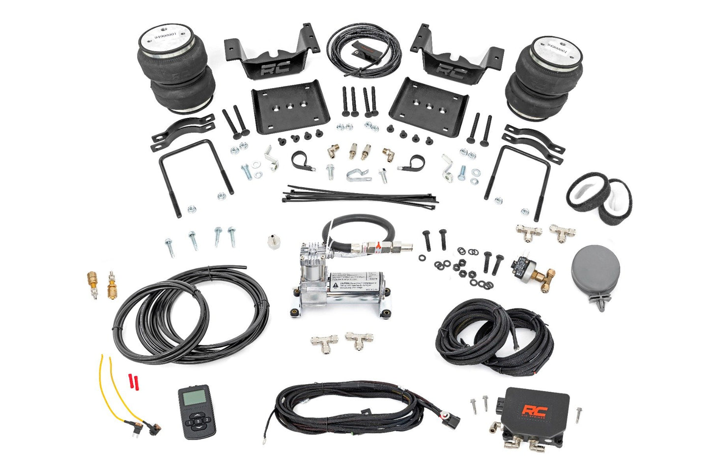Rough Country Air Spring Kit w/compressor | Wireless Controller | Chevy/GMC 1500 (07-18 & Classic)