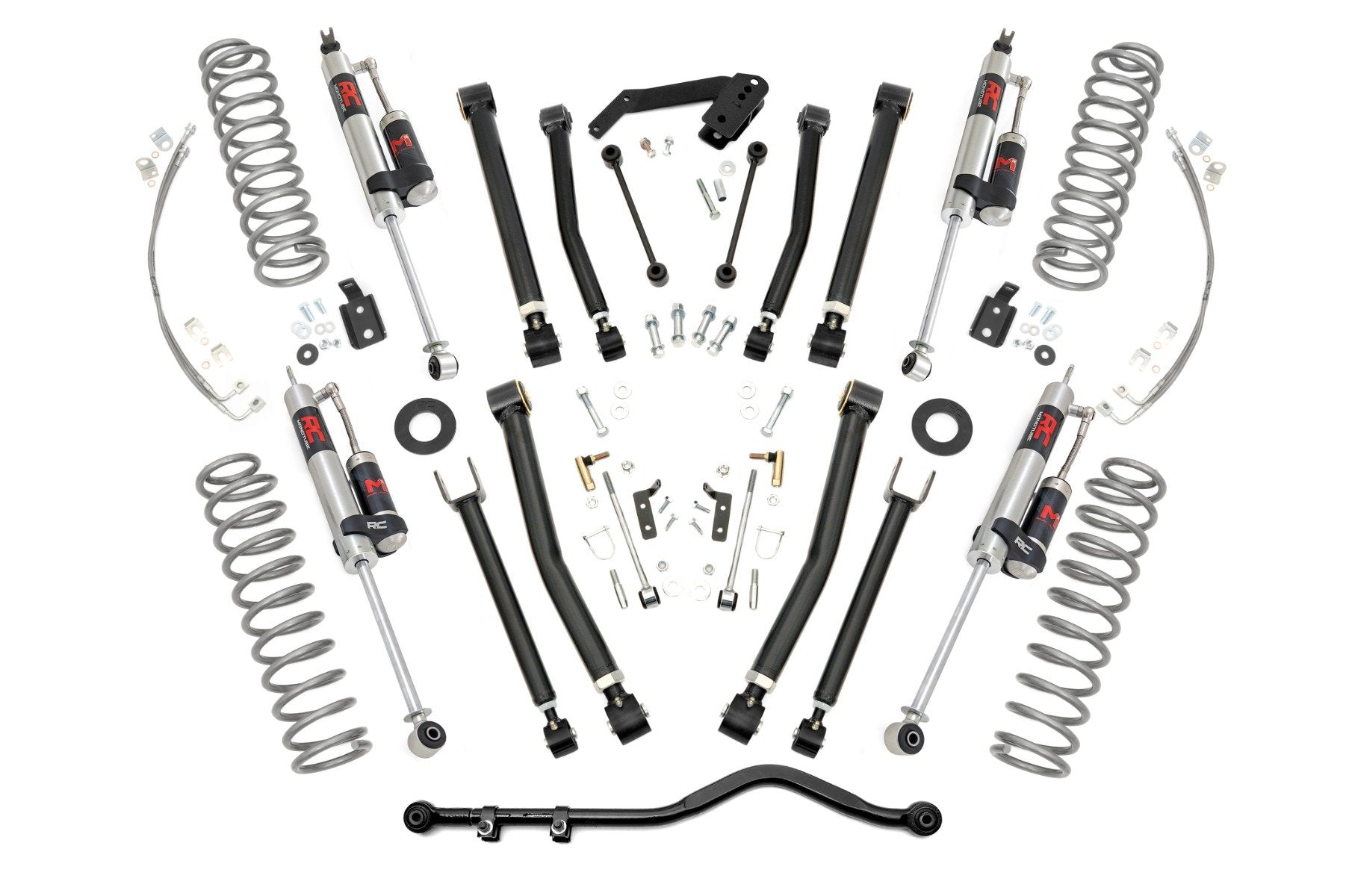 Rough Country 4 Inch Lift Kit | X-Series | M1R | Jeep Wrangler Unlimited 2WD/4WD (07-18)