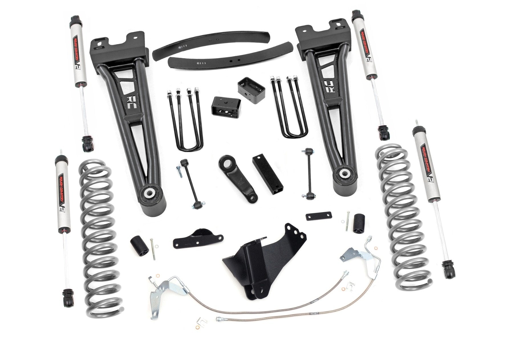 Rough Country 6 Inch Lift Kit | Gas | Radius Arm | V2 | Ford F-250/F-350 Super Duty (08-10)
