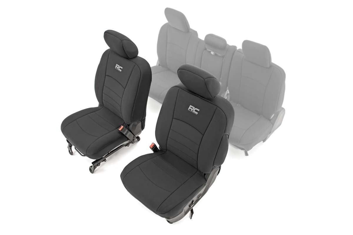 Rough Country Seat Covers |Bucket Seats | FR | Ram 1500 2WD/4WD (2019-2026)