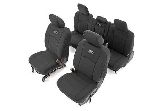 Rough Country Seat Covers |Bucket Seats | FR & RR | Ram 1500 2WD/4WD (2019-2026)