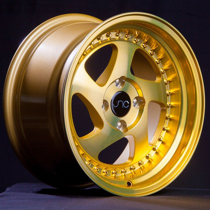 JNC034 Transparent Gold Rivets