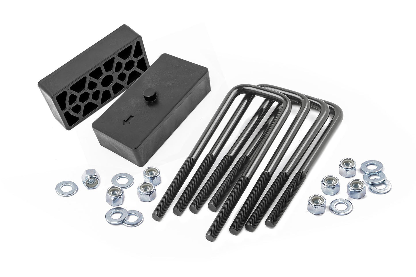 Rough Country 1.5 Inch Block And U-Bolt Kit | Chevy/GMC 2500HD (11-19)