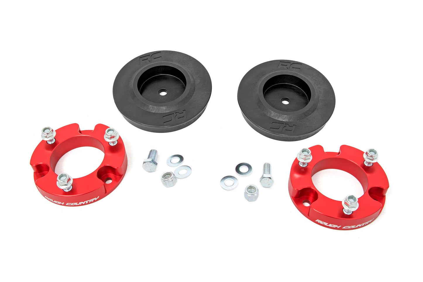 Rough Country 2 Inch Lift Kit | Red Spacers | Toyota FJ Cruiser 2WD/4WD (2007-2014)