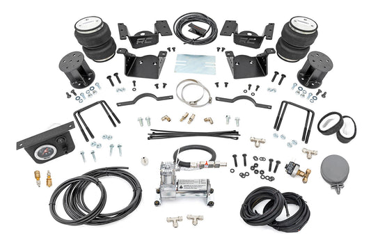 Rough Country Air Spring Kit w/compressor | 7.5 Inch Lift Kit | Chevy/GMC 2500HD/3500HD (11-19)