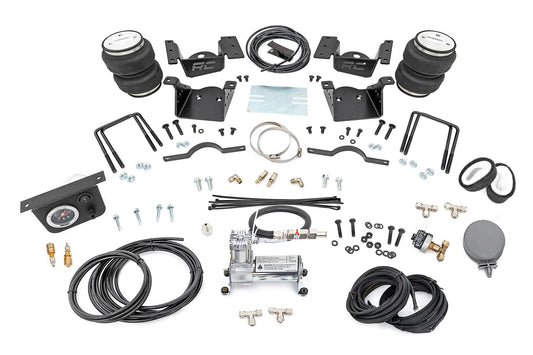 Rough Country Air Spring Kit w/compressor | 0-7.5" Lift | Chevy/GMC 2500HD/3500HD (11-19)
