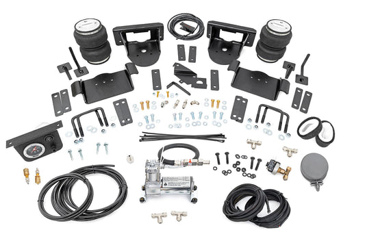 Rough Country Air Spring Kit w/compressor | 0-6" Lifts | Ford F-150 4WD (2021-2025)