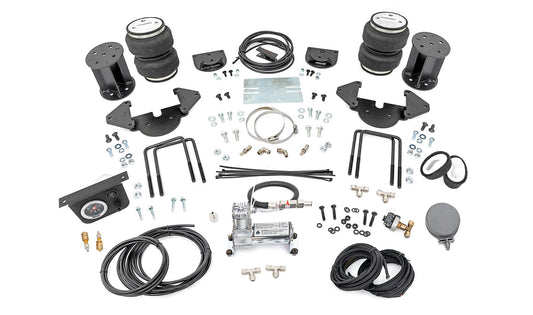 Rough Country Air Spring Kit w/compressor | 4-6 Inch Lift Kit | Chevy/GMC Sierra/Silverado 1500 (19-26)