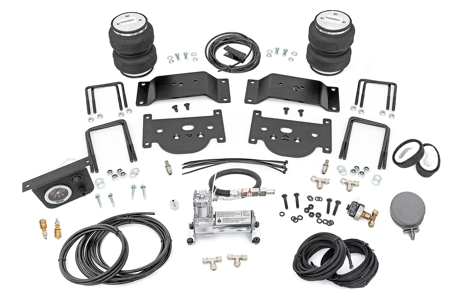 Rough Country Air Spring Kit w/compressor | 0-6" Lifts | Toyota Tundra 2WD/4WD (2007-2021)
